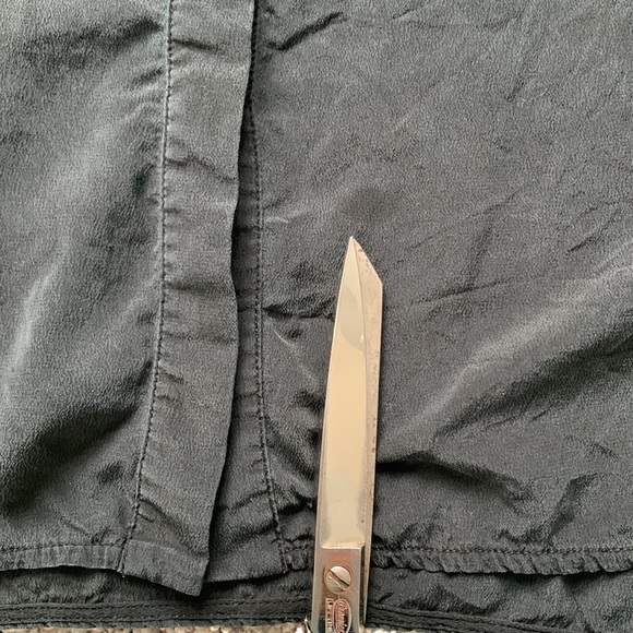 Vince Silk Colour Block Button Up Sleeveless Blouse - Picture 4 of 11